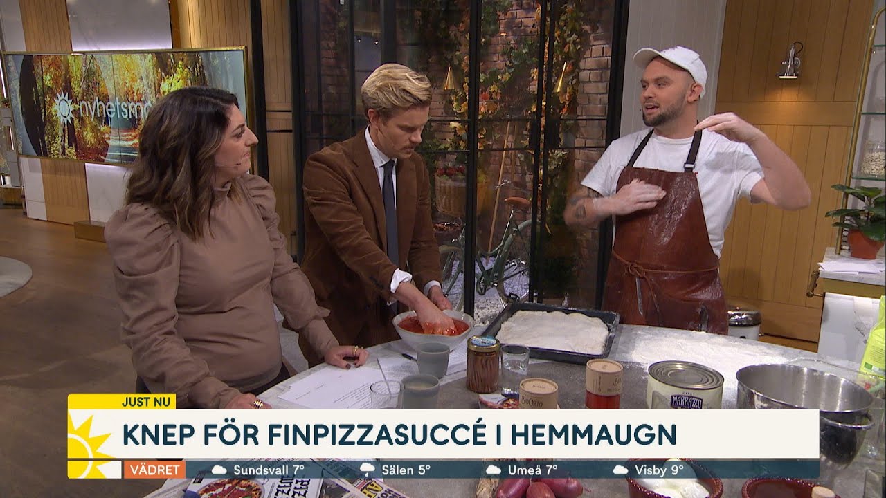 Så lyckas du med pizzabaket i hemmaugnen | Nyhetsmorgon | TV4 & TV4 Play