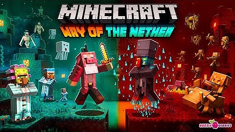 Minecraft bedrock edition WAY OF THE NETHER free adventure map Walkthrough!! LIVE