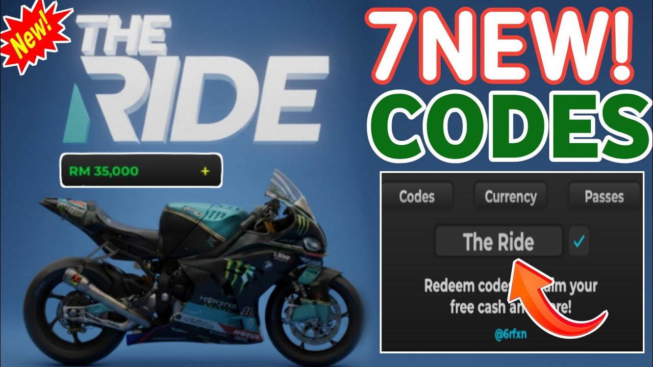 ⚠️ UPDATES ⚠️ THE RIDE CODES IN DECEMBER 2025 - ROBLOX THE RIDE CODES ...