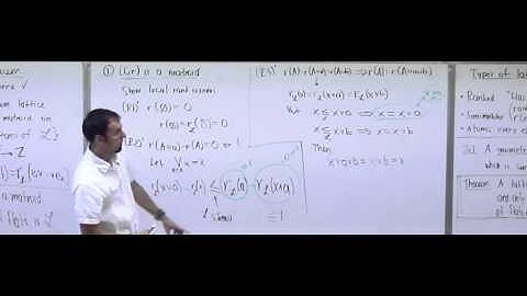 Lecture  17 . Matroids (Federico Ardila)