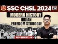 Ssc chsl modern history classes 2024  indian freedom struggle in hindi  modern history by aman sir