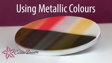 Using Metallic Colours  - A tutorial by Cassie Brown