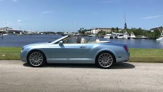 2009 Bentley Continental GTC Speed Convertible Top Operatiom