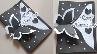 How to make a greeting card -women's day card/greeting card🦋