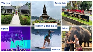 Our first week in BALI! Villa in Canggu, saw Steve Aoki, temple visits, Bali zoo! by Adventure with Two 148 views 1 year ago 27 minutes