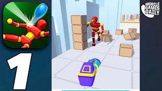 KNOCK EM ALL Gameplay Walkthrough Part 1 - Levels 1-15 (iOS Android) screenshot 4