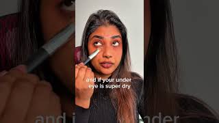 Under eye colour correction like real skin ! Natural makeup look #makeuphack #undereyenaturallook
