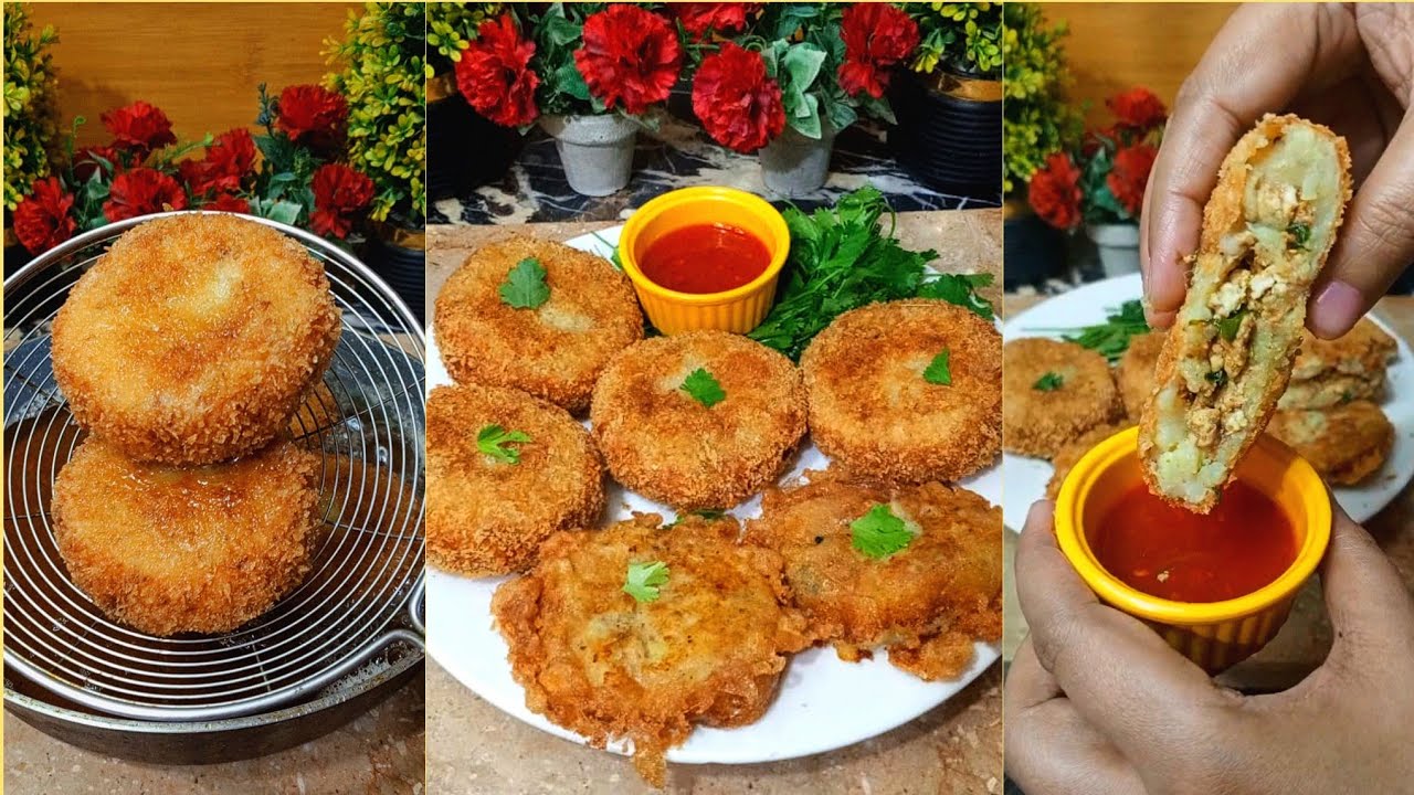 Chatkhara Chicken Stuffed Kabab Recipe | Special Potato Chicken Kabab | Make & Store. Masalafood810