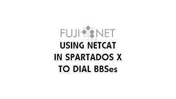 #Atari8bit #FujiNet Using Netcat to log onto BBSes with SpartaDOS X.