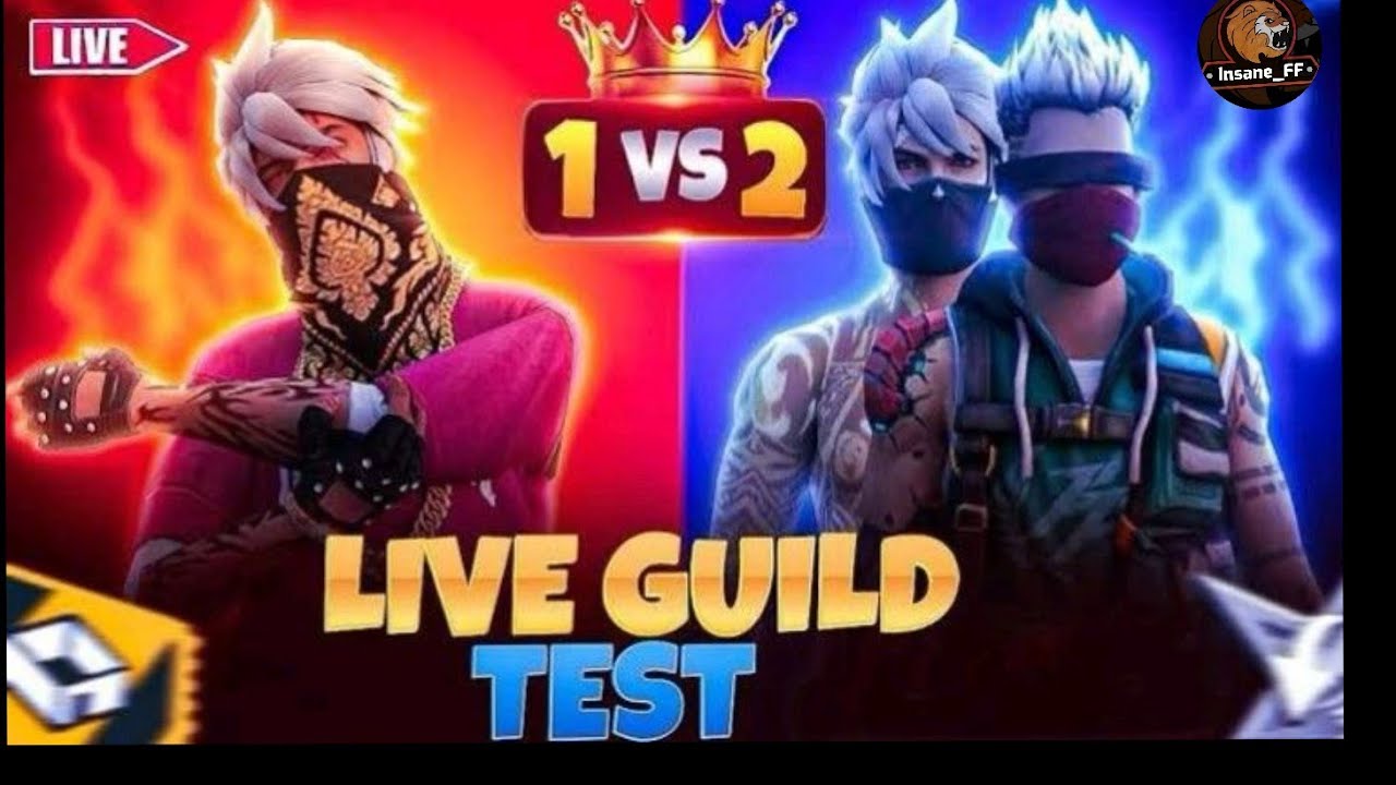 Insane_Fire_FF is live for guild test comment uid