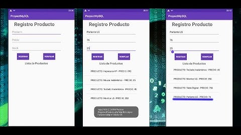 Android Studio 3.6 Proyecto Con MySQL - Registro y Lista Parte2 Desde Cero
