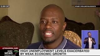 South Africa continues to battle high unemployment levels, exacerbated by weak economic growth