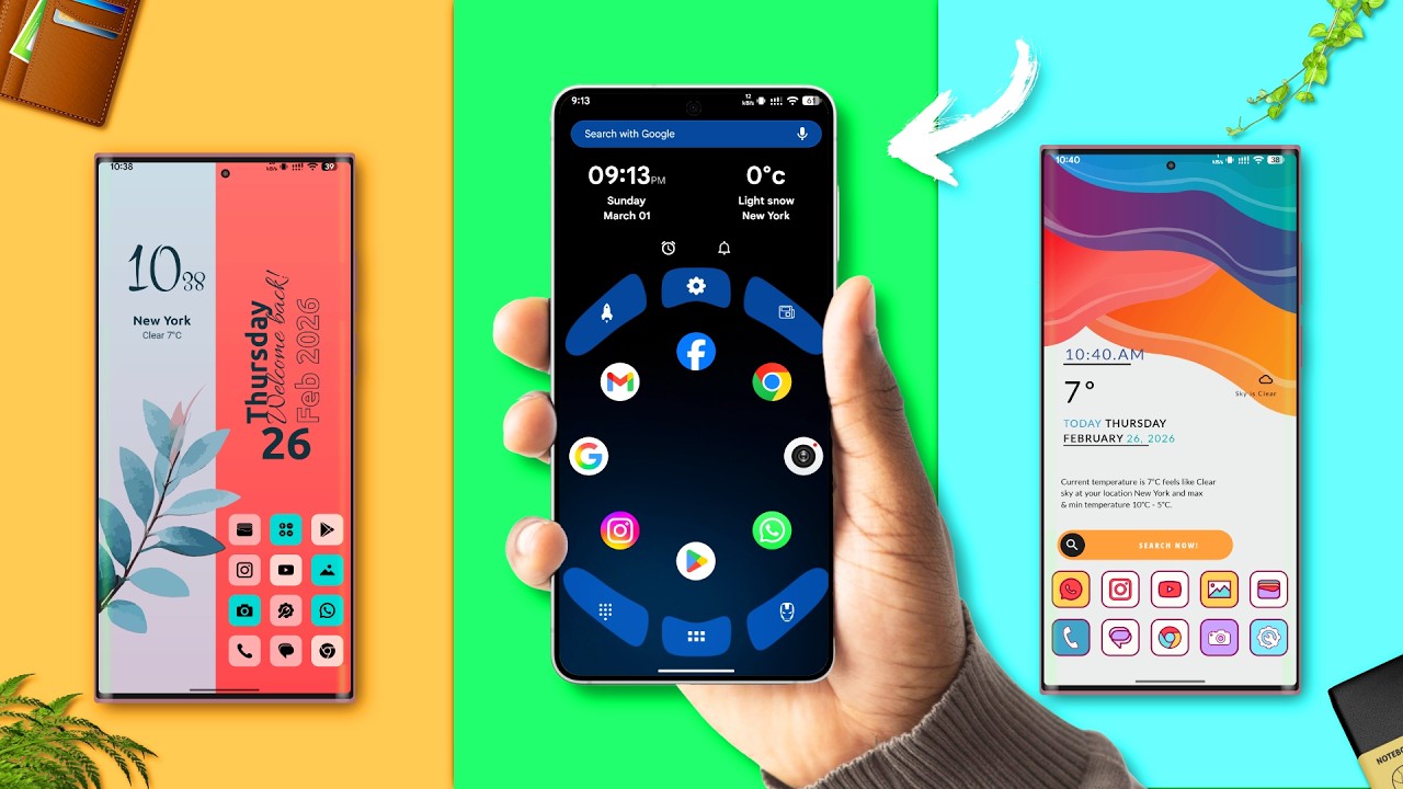 Top 5 UNIQUE Android Launchers You Must Try Right Now in 2026! - YouTube