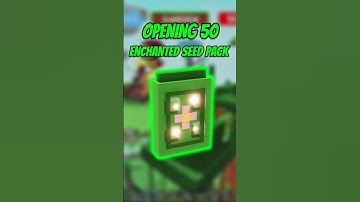 i opened 50 enchanted seed pack and this happen... #growagarden #growagardenroblox #shorts