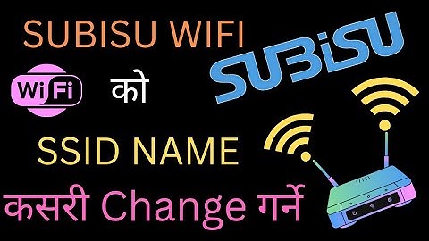 How do I change my WIFI user name and password?