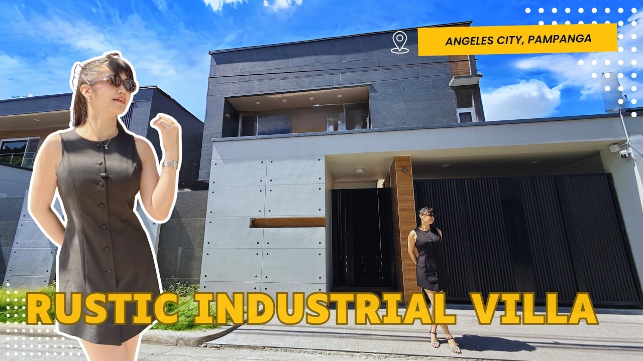 House Tour #85 | ₱33.5M Contemporary Industrial Villa Type Home for Sale! in Pampanga