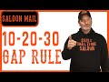 Explaining what the 10 20 30 gap rule is for small engines