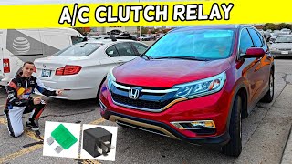 HONDA CRV CR-V AC COMPRESSOR CLUTCH RELAY LOCATION AC CLUTCH RELAY 2012 2013 2014 2015 2016