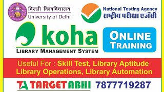 KOHA - Library Software | Online Digital Training With Certificate