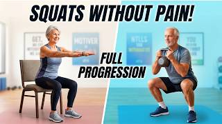Squats for Seniors: Stronger Legs, No Knee Pain!