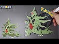 포켓몬스터 메가 마기라스 팬케이크 아트 만들기 Pokémon mega tyranitar edible pancake art