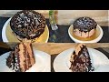 Chocolate cake recipe  chocolate cake with caramel sauce and chocolate ganacheraunaks recipe 