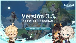 Version 3.5 Special Program｜Genshin Impact