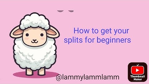 Tutorial on how to get your splits in 1 week  @HaileyAndNico 