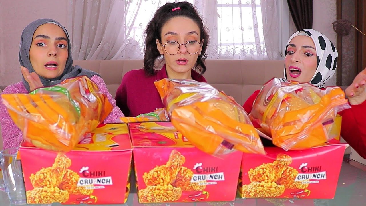 أكلنا وجبات دجاج 3XL😲( إكس إكس لارج )