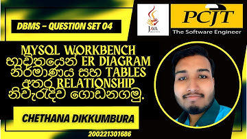 DBMS Question Set 4 | Building Relationships Between Tables | Java Institute | Chethana Dikkumbura