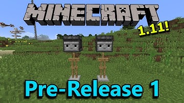Minecraft 1.11 Pre-release 1- Observer Texture Changes, Release date!