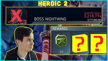 Why Do I Still Hope... Boss Nightwing Down + Rewards Heroic 2 Advent Of Chaos Injustice 2 Mobile
