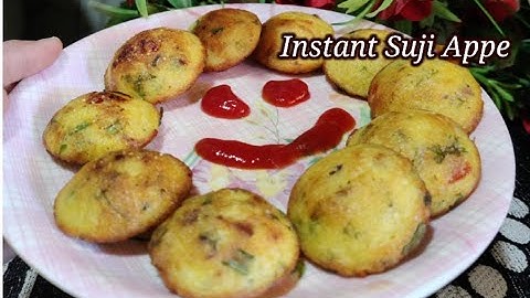 सूजी और हरी सब्ज़ियों से बना हेल्दी नास्ता | Rava Appe | Sooji Appam | Appam Recipe | KabitasKitchen