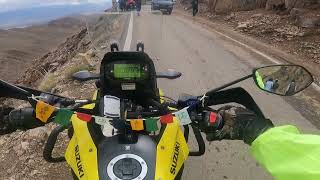 Ride to the top of The Mighty Khardung La - V-Strom SX 250 - Rain , Landslide, Adventure - Raw Video