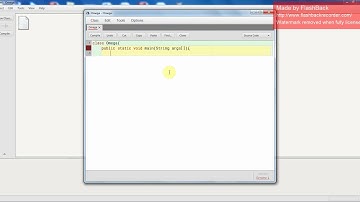 Getting Started With BlueJ The Hello World Program