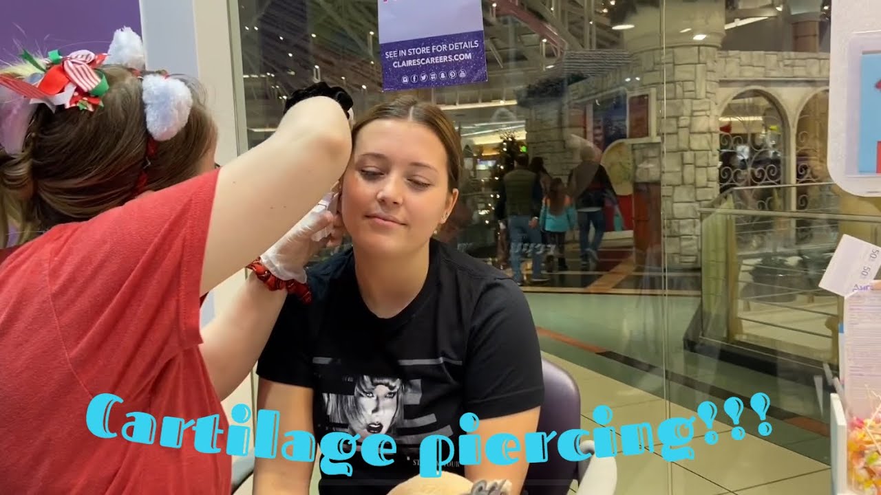 I got my cartilage pierced at Claire’s...