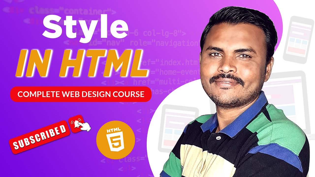 How to apply styles in HTML Document or Web page | Complete Web Design ...