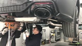 Audi A7 2.0T Install The Mid-Tail Exhaust Of Res Brand