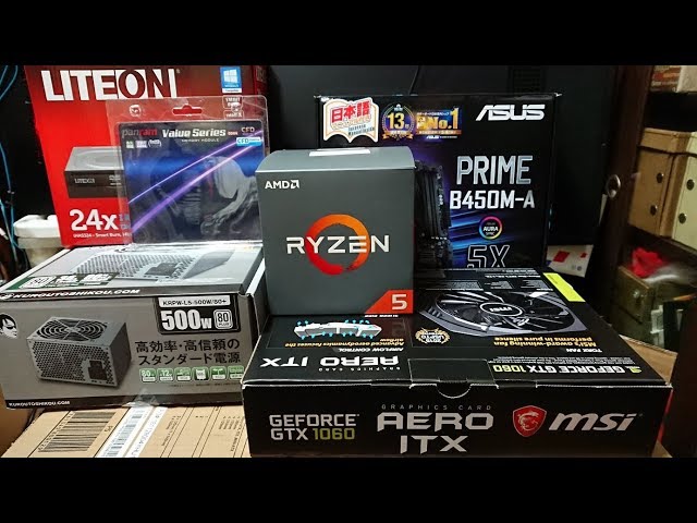 AMD Ryzen 5 2400G 自作PCをノーカットLIVEで組んでいく！コスパ