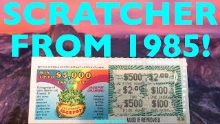 This video is sponsored by scatter slots :) we just received the 1985
first ever released california lottery scratcher! huge thank you to
miguel for these co...