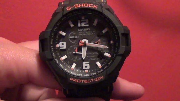 How set GW4000-1A G Shock Module 5087 Valencia Time Center - YouTube
