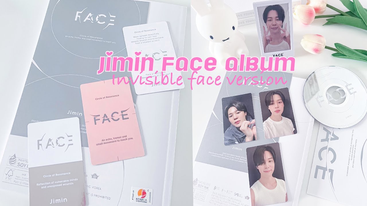 Jimin Face Album Unboxing (invisible face version) ♡