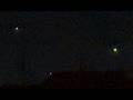 Unidentified Lights Create Multiple Triangles Including with Blinking Aircraft - See Description