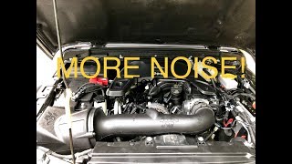 K&N intake install and sound comparison on my manual Jeep JL!!