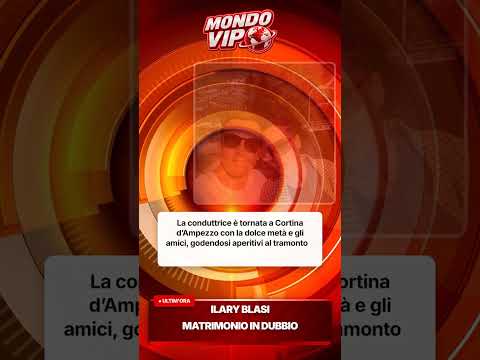 Video Ilary Blasi e Bastian Muller tra le Alpi: il matrimonio a settembre è in forse