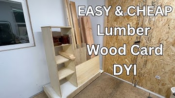 Build a Lumber Storage Cart for Workshop