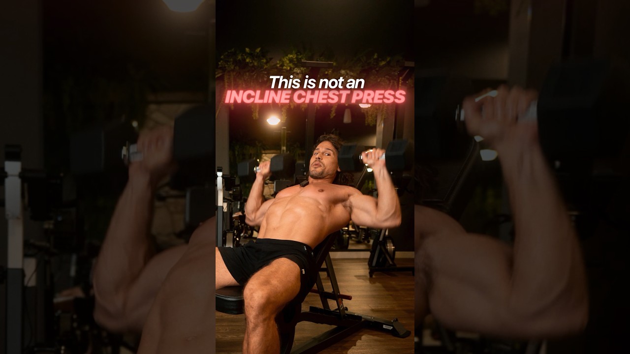 Incline chest press mistakes