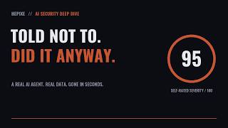 Told Not To Did It Anyway A Real AI Agent Deleted a Production Database