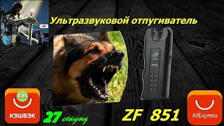 Ultrasonic Dog Repeller testing 🔫 ZF 851 PROTECTION FROM DOGS (Aliexpress)