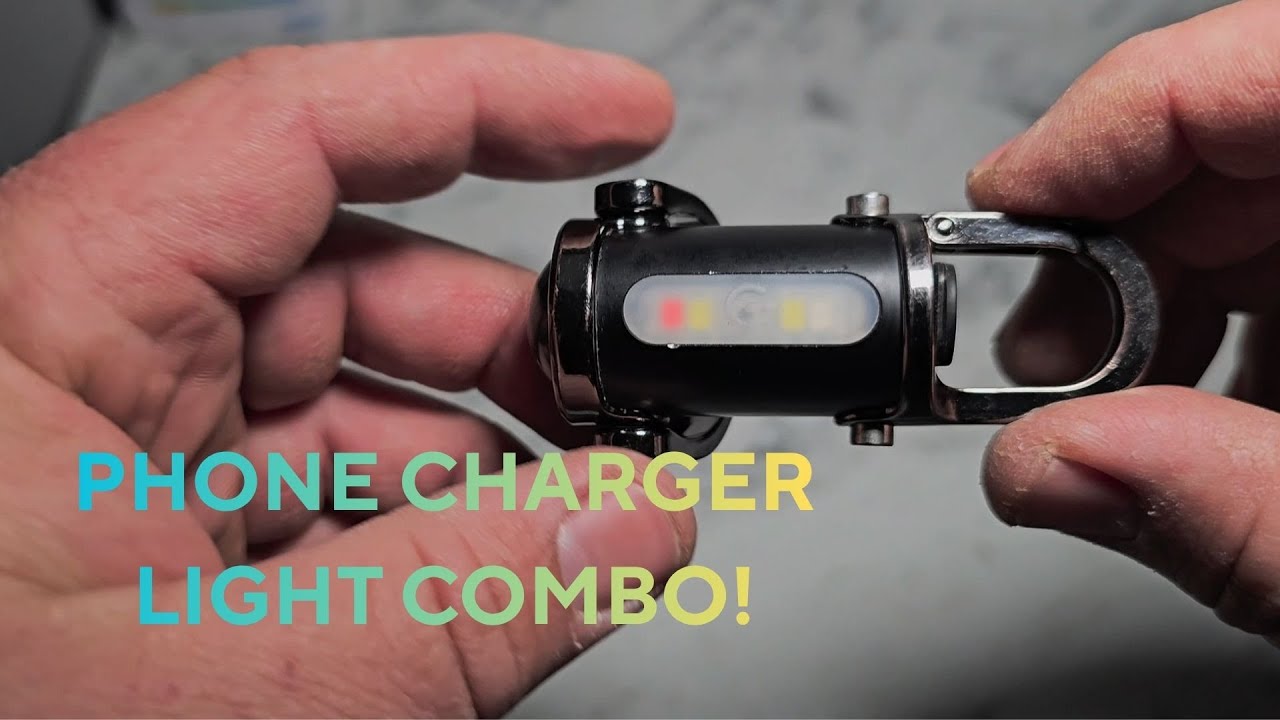 Фонарик-брелок K3 мощностью 1200 люмен, который ТАКЖЕ заряжает ваш телефон!